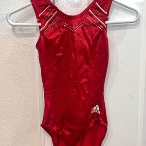 Adidas Red Gymnastics Leotard adult SM